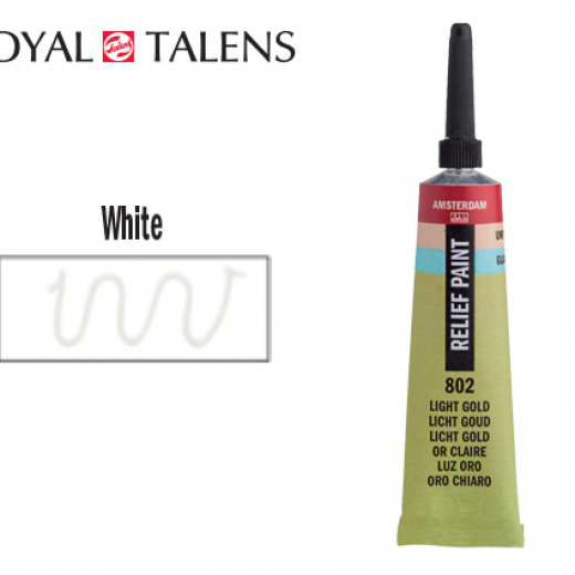 Εικόνα για TALENS ΠΕΡΙΓΡΑΜΜΑ ΓΥΑΛΙΟΥ 20ml AMS DECO RELIEF WHITE