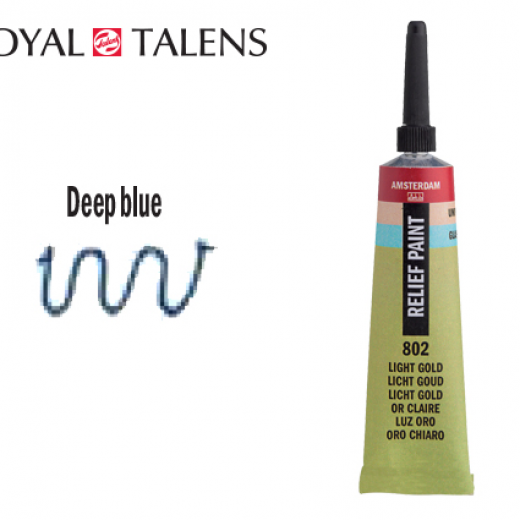 Εικόνα για TALENS ΠΕΡΙΓΡΑΜΜΑ ΓΥΑΛΙΟΥ 20ml AMS DECO RELIEF BLUE