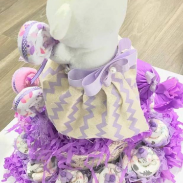 Εικόνα 4 για Μωρότουρτα για κοριτσάκι - DiapierCake Baby Lollipop- Cupcake
