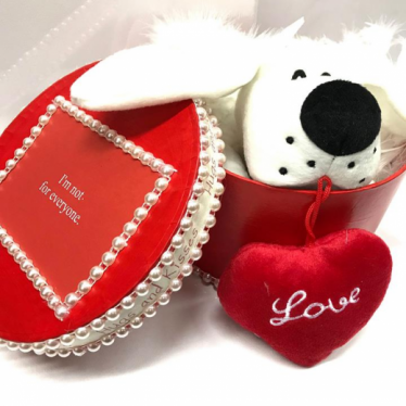 Εικόνα 2 για Romantic Red Gift Box - Puppy Love