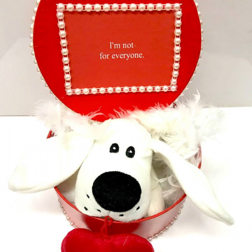 Εικόνα για Romantic Red Gift Box - Puppy Love