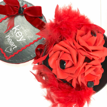 Εικόνα 2 για Romantic Black gift Box - Roses & Gems