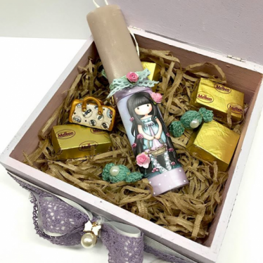 Εικόνα 2 για Luxury Edition Λαμπάδα Gorjuss Roses