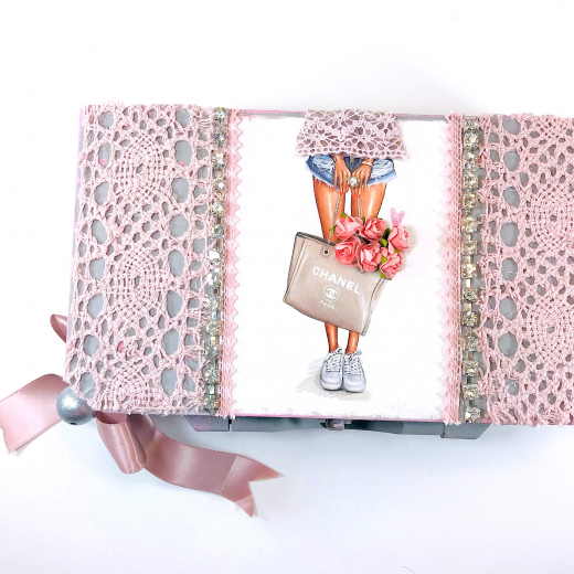 Εικόνα για Luxury Edition Λαπμάδα CHANEL Pink -Grey