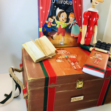 Εικόνα 2 για Σετ Λαμπάδας Ξύλινο κουτί Πινόκιο