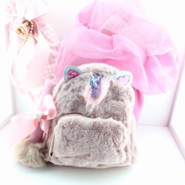 Εικόνα 3 για Σετ Λαμπάδας Fluffy Rotten Apple Unicorn bag