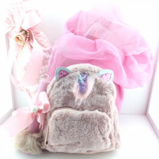 Εικόνα για Σετ Λαμπάδας Fluffy Rotten Apple Unicorn bag