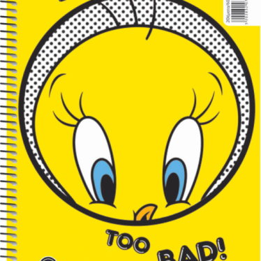 Εικόνα 4 για ΤΕΤΡΑΔΙΑ ΜΟΝΟ ΣΠΙΡΑΛ TWEETY 180Φ.