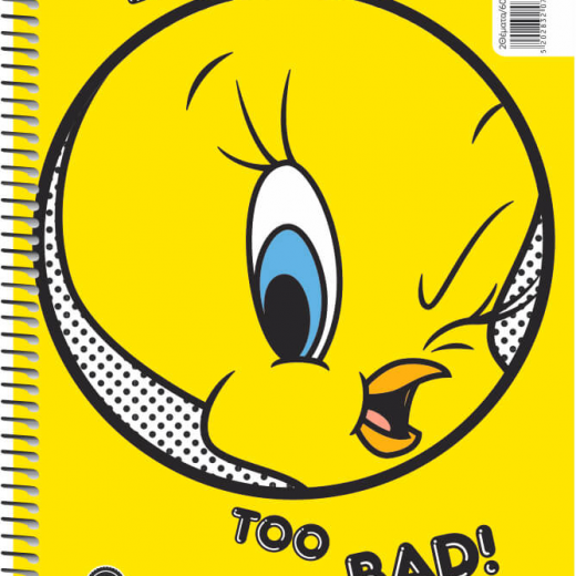 Εικόνα για ΤΕΤΡΑΔΙΑ ΜΟΝΟ ΣΠΙΡΑΛ TWEETY 180Φ.