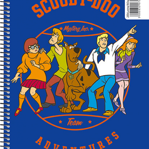Εικόνα για ΤΕΤΡΑΔΙΑ ΜΟΝΟ ΣΠΙΡΑΛ SCOOBY DOO 120Φ.