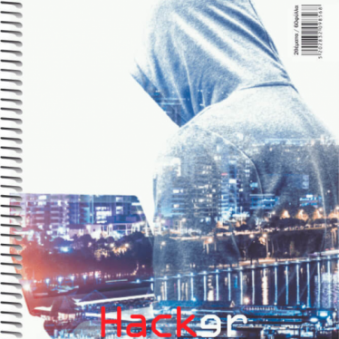 Εικόνα 4 για ΤΕΤΡΑΔΙΑ ΜΟΝΟ ΣΠΙΡΑΛ HACKER 120Φ.