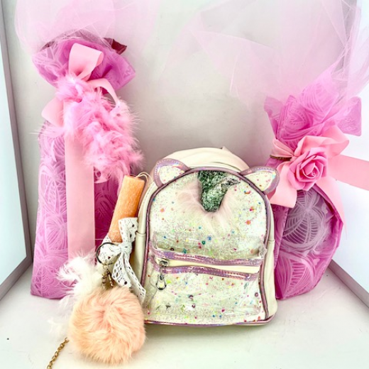 Εικόνα για Σετ Λαμπάδας Sparkling Creme Unicorn bag