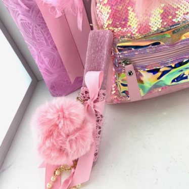 Εικόνα 2 για Σετ Λαμπάδας Total Pink  Unicorn Bag