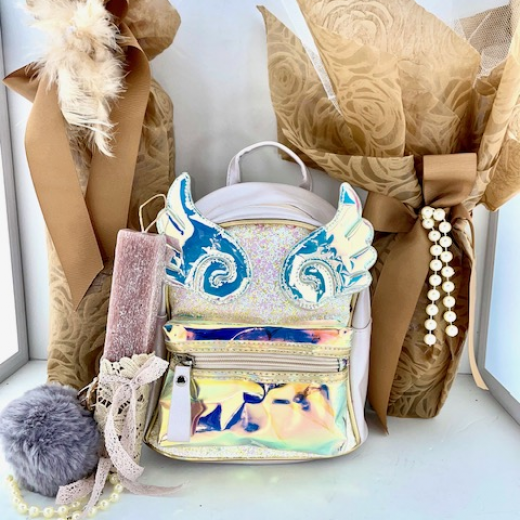 Εικόνα για Σετ Λαμπάδας Sparkling White Angel Bag