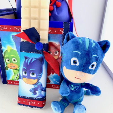 Εικόνα 2 για Σετ λαμπάδας PJ MASKS CatBoy με λούτρινο