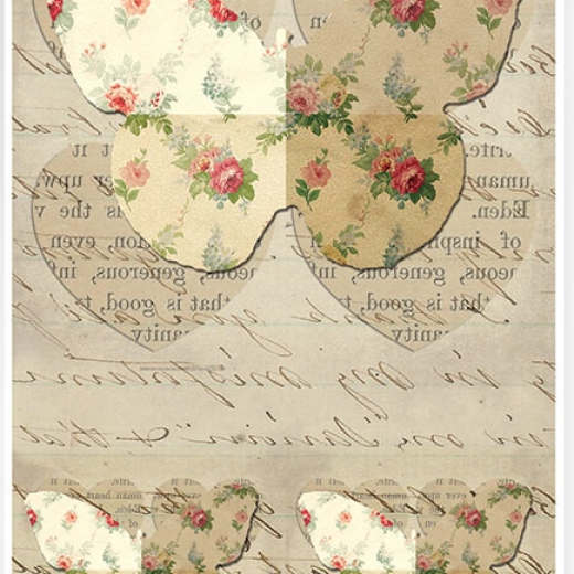 Εικόνα για Χαρτί για Decoupage A3  ριζόχαρτο Μεγάλη Πεταλούδα