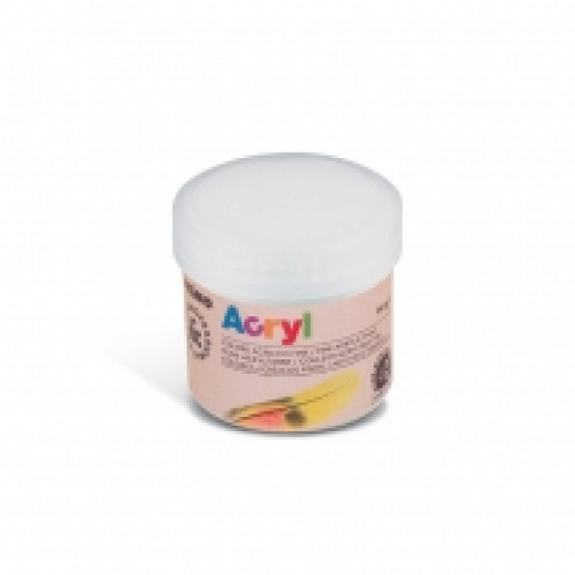 Εικόνα για ΑΚΡΥΛΙΚΑ ΧΡΩΜΑΤΑ ΣΕ ΒΑΖΑΚΙ 50ML ΑΣΠΡΟ