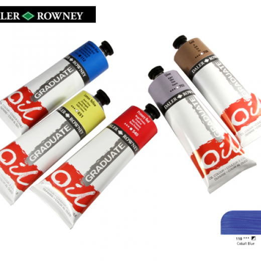 Εικόνα για DALER ROWNEY ΧΡΩΜΑ ΛΑΔΙΟΥ 120ml GRADUATE COBALT BLUE (HUE) 